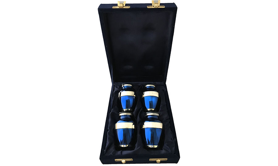 038-C- 4 Mini Bluew/Mirror Trim