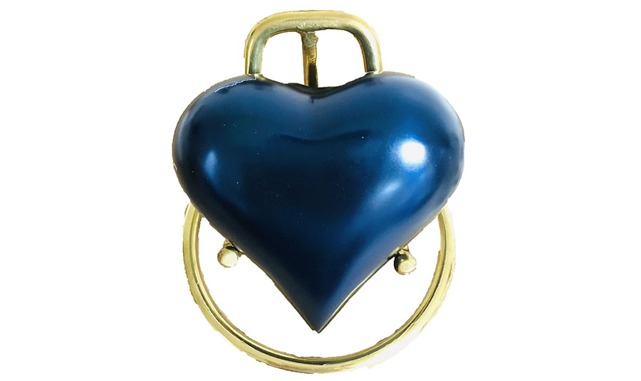 038-D- Heart Keepsake With Velvet Box