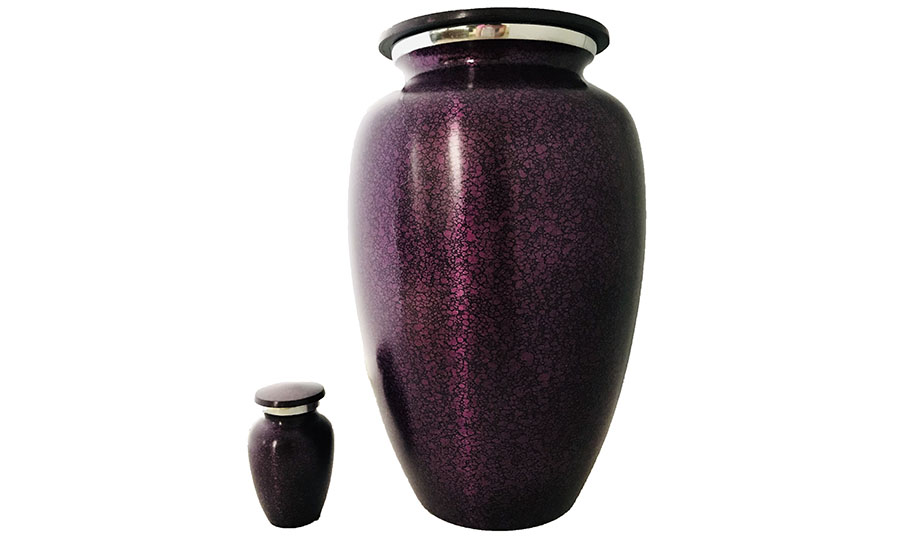 280-A- Purple w/ Black Speckles