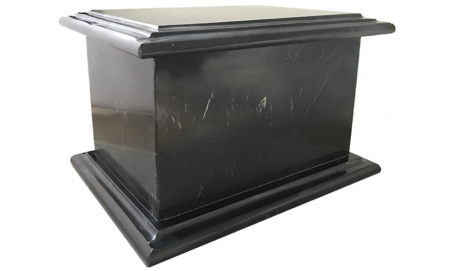 310 - Black MarbleUrn