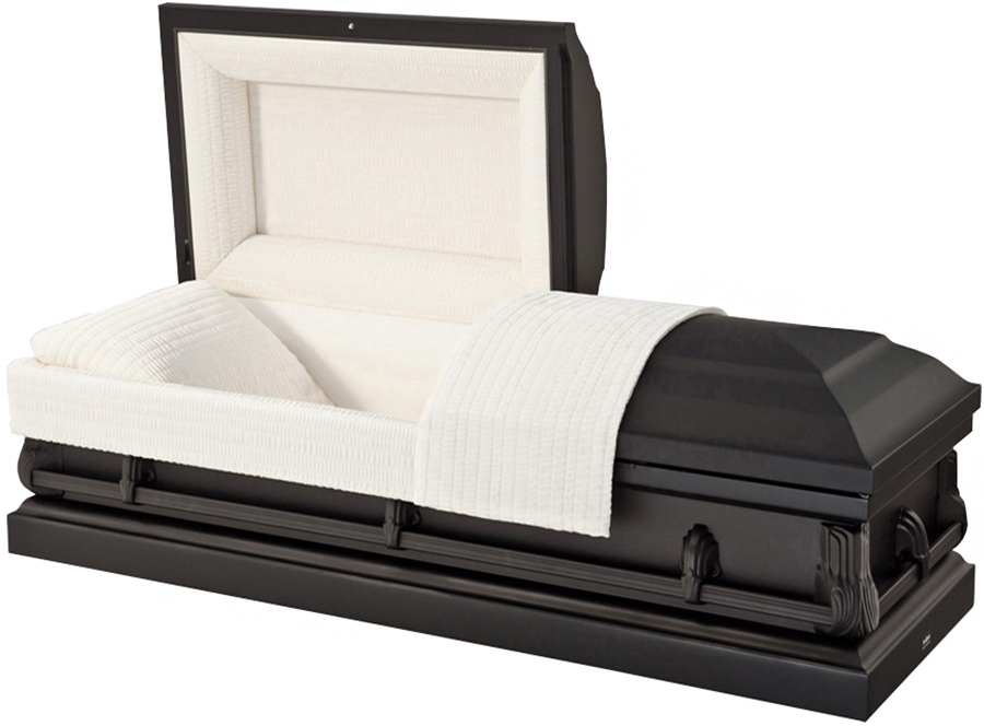 3995 - 20 Gauge Steel CasketShiny Black Finish No Seal
