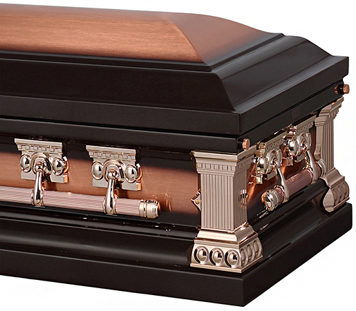4739fc Solid Bronze BlackBrushed Gold White Interior With Foot PanelGold Hardware