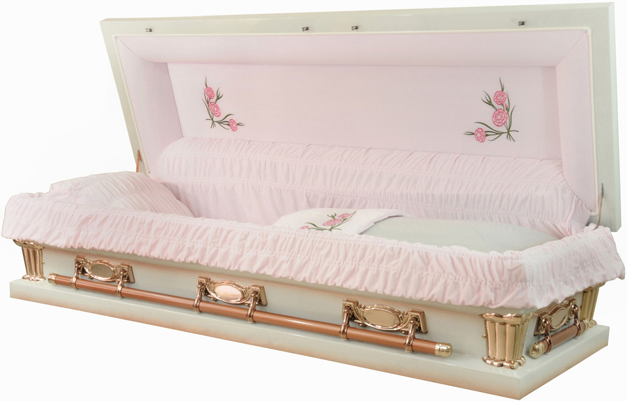 8113- Oversize Full Couch Primrose Light Pink Velvet Interior Inside 32" / Outside 33"