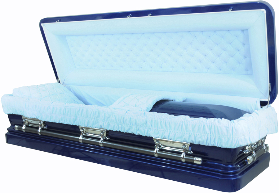 8213-FC- Full Couch w/Foot PanelCobalt Blue Finish