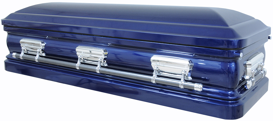 8213-FC- Full Couch w/Foot PanelCobalt Blue Finish