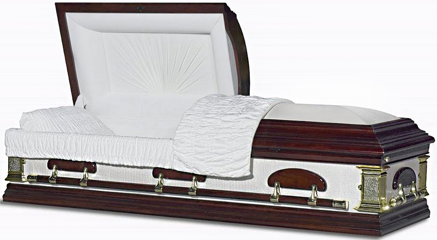8659-Wood - White Leather + Solid PoplarBurgundy Trim, White Velvet