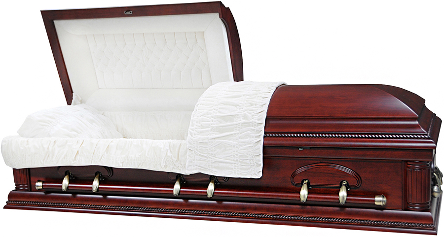 8786 - Solid Poplar CasketCream Velvet, Matte Finish