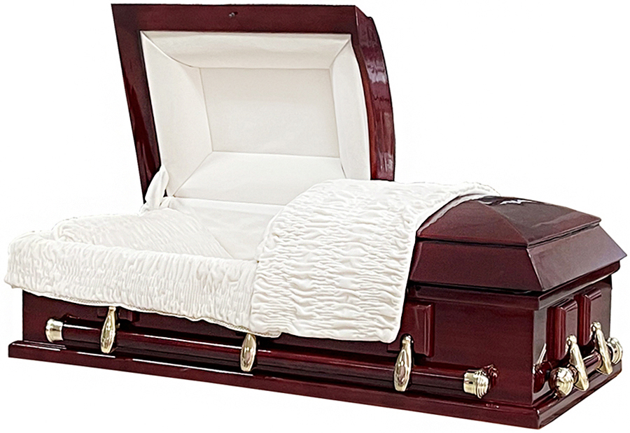 8812-42" Child's Poplar RedBrn Wood Inside 42"L x 17.5W