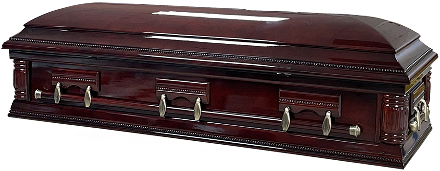 8821-FC - Full CouchSolid Poplar wood,Dark Purple Velvet Lining