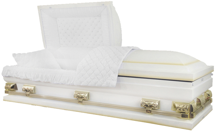 9221-29 - 28.5 in / 29 1/4 out - White w/Goldxx BRUSHGold hardware, White Velvet