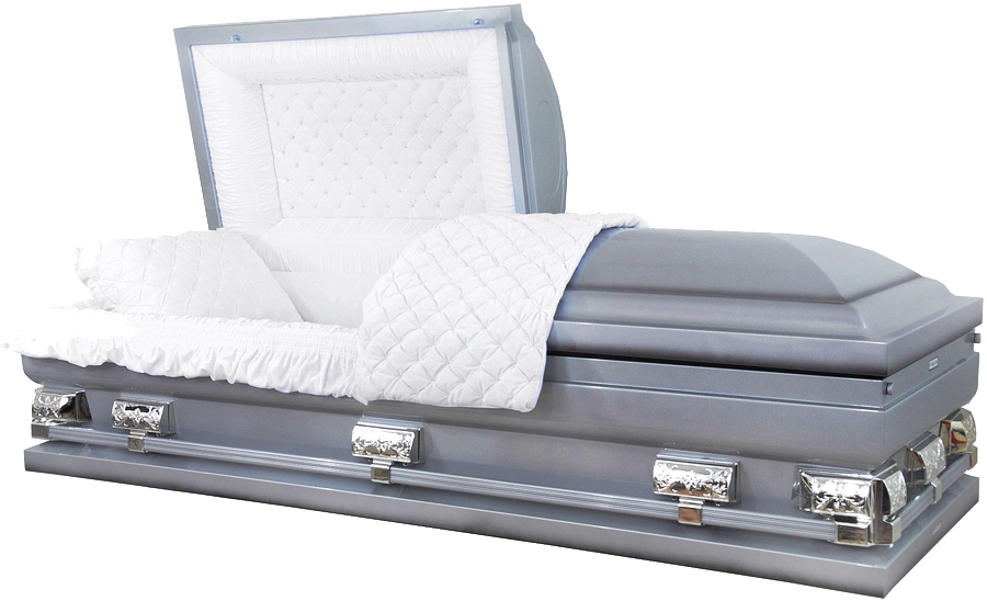 9405-29 - Oversized - Silver w/ Black AccentWhite Velvet 28.5" inside / 29 1/4 outside