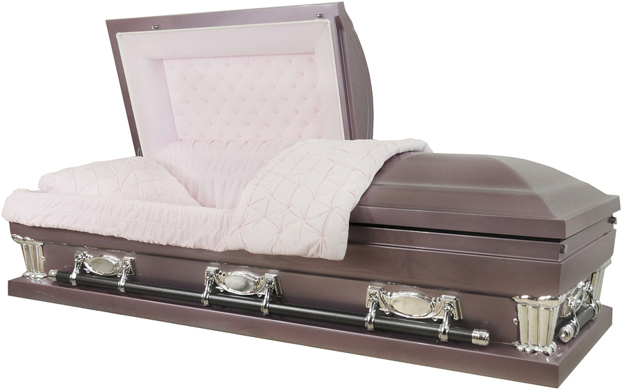 9413X-29 - Oversized - Lavender w/ Silver AccentLight Pink Velvet,28" inside / 29" outside