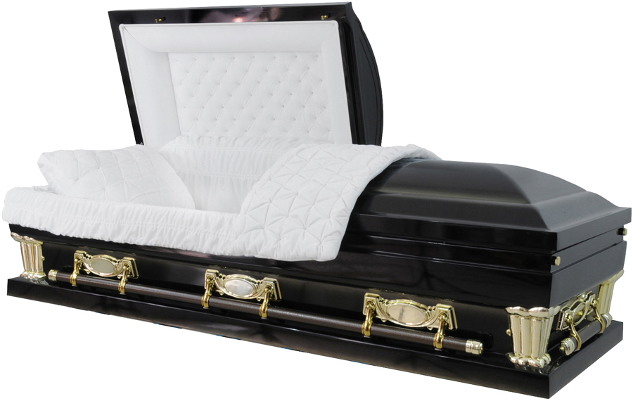 9425X-29 - Oversized - Black w/ Gold AccentWhite Velvet, Swing bar28" inside / 29" outside