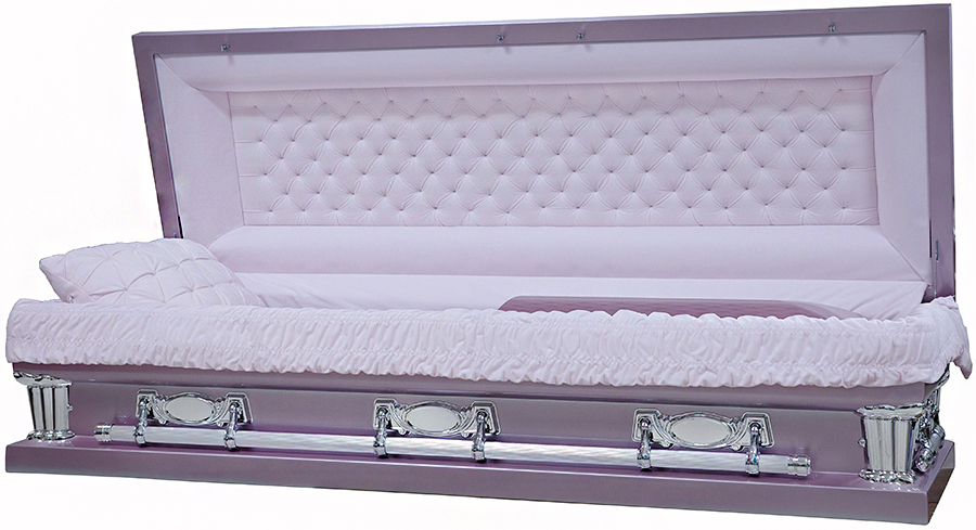 9445FCX-29 - Oversized - Full CouchLavenderLight Pink Velvet,28" inside / 29" outside