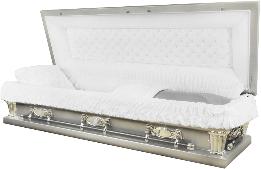9446FCX-29 - OversizedFull Couch Silver Ivory VelvetSwing bar28" inside/29" outside
