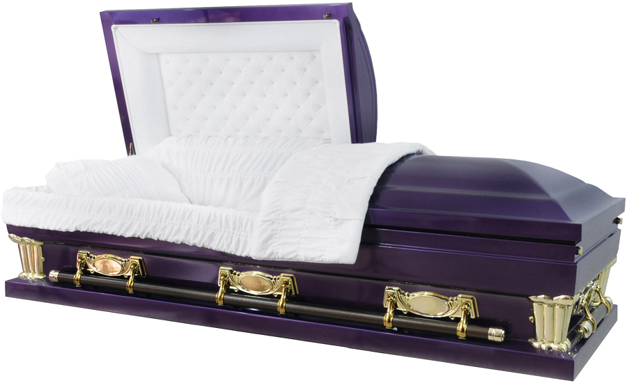 9468X-33 - Purple w/ Gold HardwareWHITE Velvet,, Swing Bar32" inside / 33" outside