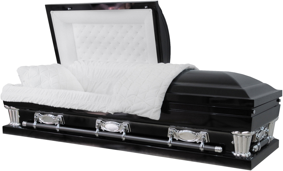9477X-33 - Oversized - Black w/ Silver AccentWhite Velvet, 32" inside / 33" outside