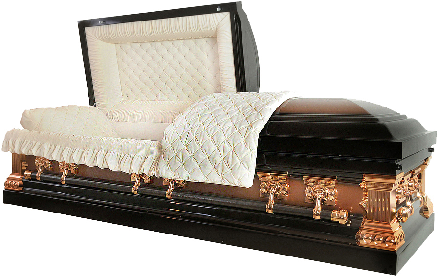 9998 - 18 Gauge Steel CasketDark Brown Casket