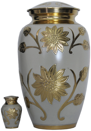 001-A - Brass UrnVelvet Box plus1 Keepsake