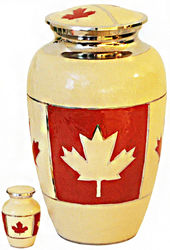 143-A - Brass UrnVelvet Box plus1 Keepsake