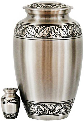 273-A - Brass UrnSilver