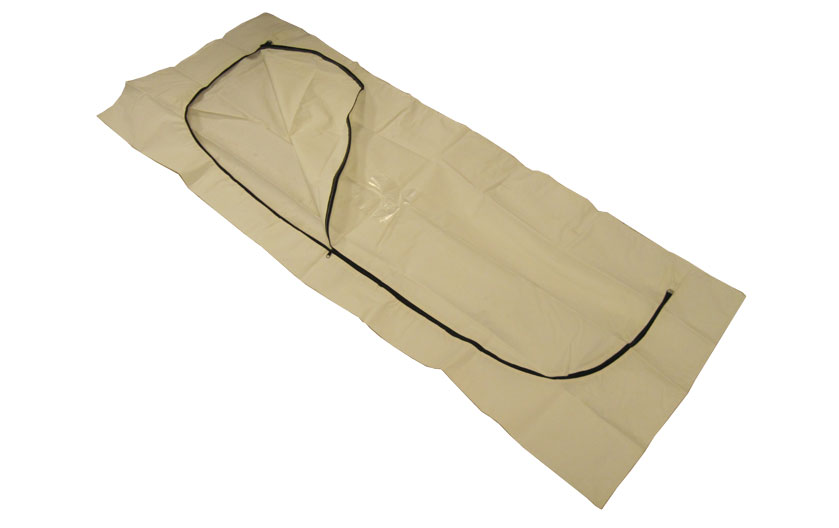 BB-351 - White Economy Body Bag, 6milVinyl, Padded, 10/box, No Handles, 36"x90"