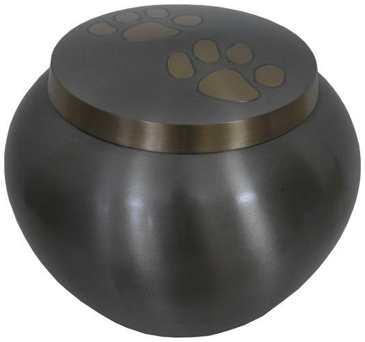 209-A - Brass Pet Urn4 1/2" Wide x 3 1/2" Tall30lb Loved One