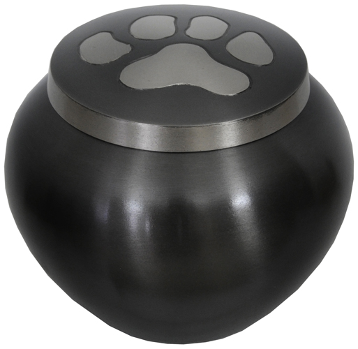 218-A - Brass Pet Urn5" Wide x 4 1/2" Tall40lb Loved One